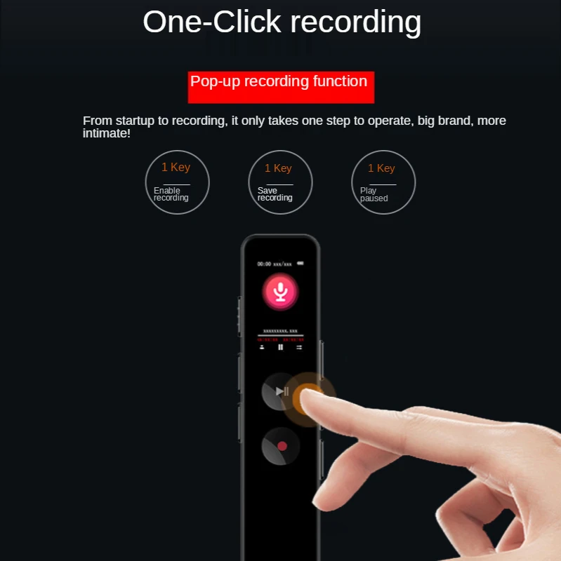 2021 New 32GB Digital Voice Recorder USB Rechargeable Recording Device Music Playing Portable Recording Device Recording Devices
2021 New 32GB Digital Voice Recorder USB Rechargeable Recording Device Music Playing Portable Recording Device Recording Devices