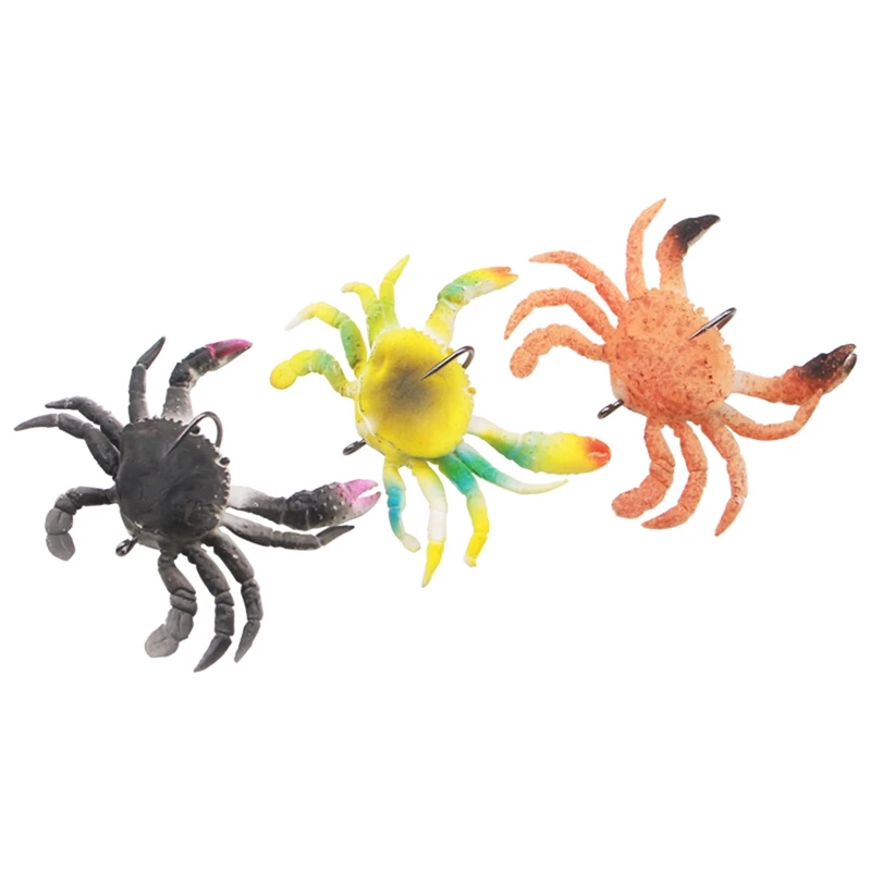 1pc Fishing Accessories Artificial Crab Lure Bait Silicone Soft Fishing Bait with Hooks suitable for kinds of Fish 10x5cm 40g 
1pc Fishing Accessories Artificial Crab Lure Bait Silicone Soft Fishing Bait with Hooks suitable for kinds of Fish 10x5cm 40g