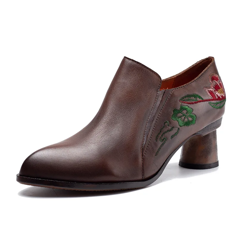 YourSeason Ladies 2020 Autumn Spring High Heels Genuine Leather Pumps Pointed Toe Women Retro Zipper Casual Embroider Shoes
YourSeason Ladies 2020 Autumn Spring High Heels Genuine Leather Pumps Pointed Toe Women Retro Zipper Casual Embroider Shoes