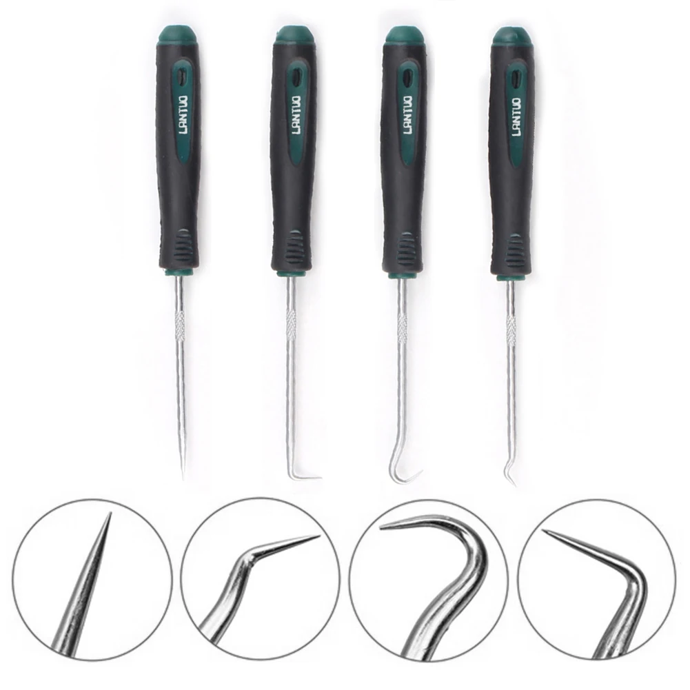 4Pcs Car Auto Vehicle Oil Seal Screwdrivers Set O-Ring Seal Gasket Puller Remover Pick Hooks Tool
4Pcs Car Auto Vehicle Oil Seal Screwdrivers Set O-Ring Seal Gasket Puller Remover Pick Hooks Tool