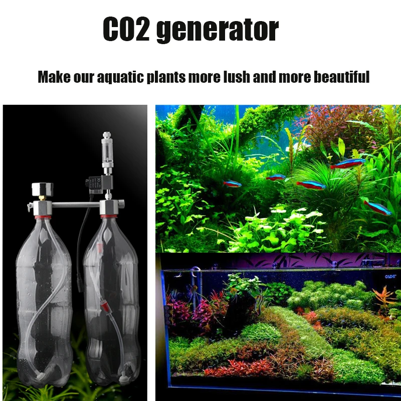 Aquarium Diy Co2 Generator System Kit Co2 Generator, Bubble Counter Diffuser With Solenoid Valve,For / Aquatic Plant Growth
Aquarium Diy Co2 Generator System Kit Co2 Generator, Bubble Counter Diffuser With Solenoid Valve,For / Aquatic Plant Growth