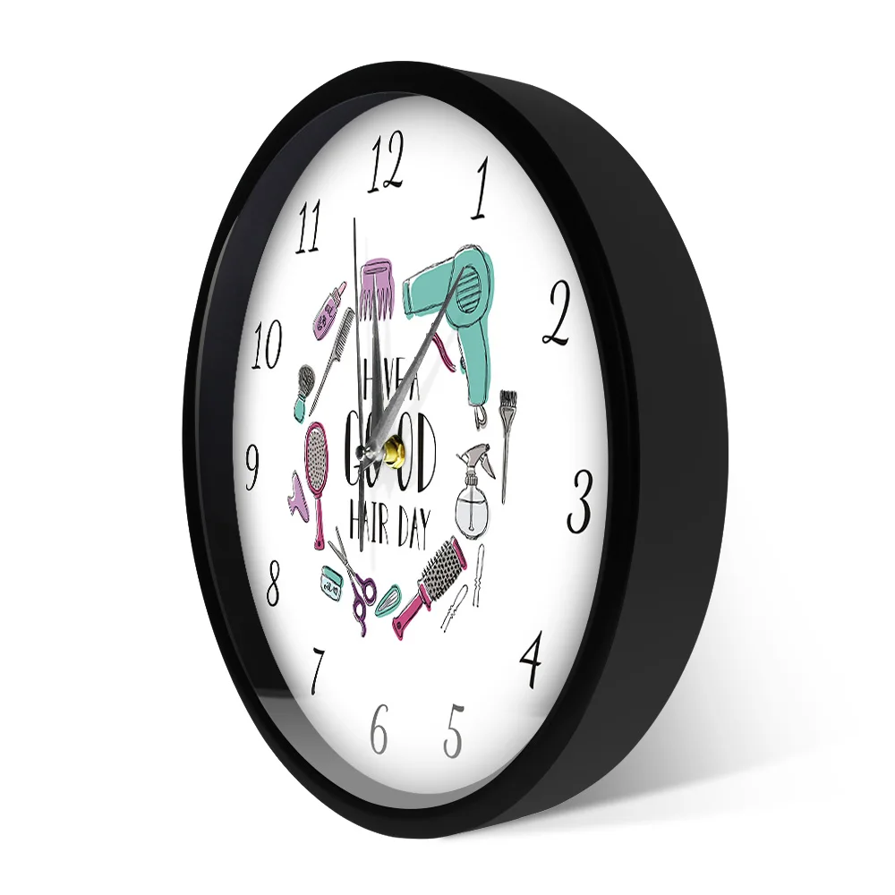 Beauty Salon Metal Frame LED Wall Decor Clock Sound Control Hair Cut Barber Shop Hairstylist Design Luminous Smart Wall Watch
Beauty Salon Metal Frame LED Wall Decor Clock Sound Control Hair Cut Barber Shop Hairstylist Design Luminous Smart Wall Watch