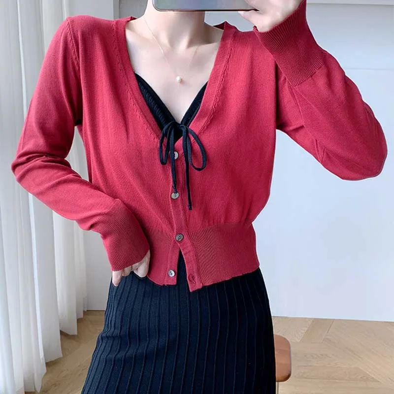 Korean Woman Knitted Sweater 2-Piece Set One-Piece Ladies Cardigan Top + Knitted Sweater Dresses 2021 Winter Women Fashion Dress 
Korean Woman Knitted Sweater 2-Piece Set One-Piece Ladies Cardigan Top + Knitted Sweater Dresses 2021 Winter Women Fashion Dress