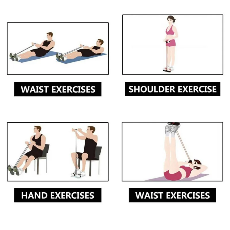 Sit-up Pull Rope Fitness Gum Resistance Bands Latex Pedal Exerciser Expander Elastic Bands Yoga equipment Pilates Workout
Sit-up Pull Rope Fitness Gum Resistance Bands Latex Pedal Exerciser Expander Elastic Bands Yoga equipment Pilates Workout