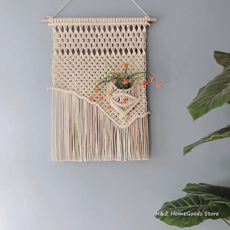 Macrame Wall Hanging Nordic Hand Woven Tapestries Bohemian Crafts Decoration For Home Decor Livingroom Bedroom
Macrame Wall Hanging Nordic Hand Woven Tapestries Bohemian Crafts Decoration For Home Decor Livingroom Bedroom