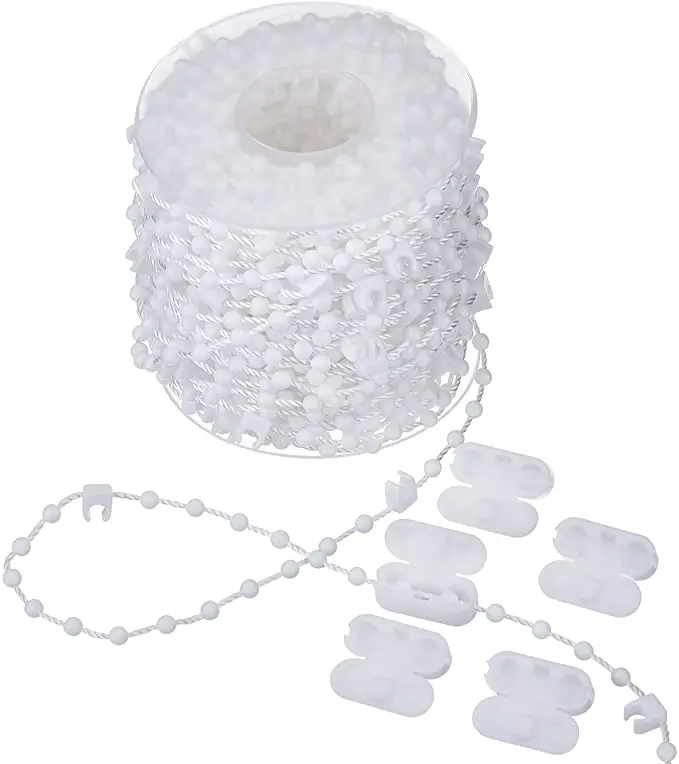 20 Meter Vertical Blind Bottom Chain with 5 Pieces Plastic Chain Connectors for 3.5 Inch/ 89 mm Slats
20 Meter Vertical Blind Bottom Chain with 5 Pieces Plastic Chain Connectors for 3.5 Inch/ 89 mm Slats