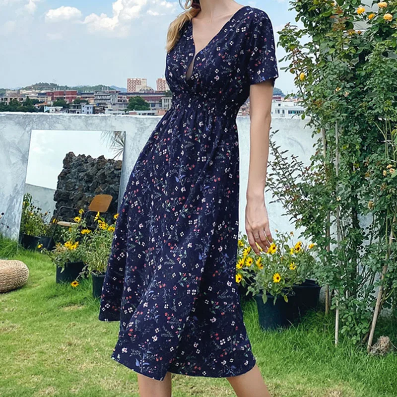 Small Floral Dresses Summer Women's Dress 2021 Light Woman Clothes Short Sleeves Maxi Print Clothing V-neck for Bodycon Long
Small Floral Dresses Summer Women's Dress 2021 Light Woman Clothes Short Sleeves Maxi Print Clothing V-neck for Bodycon Long