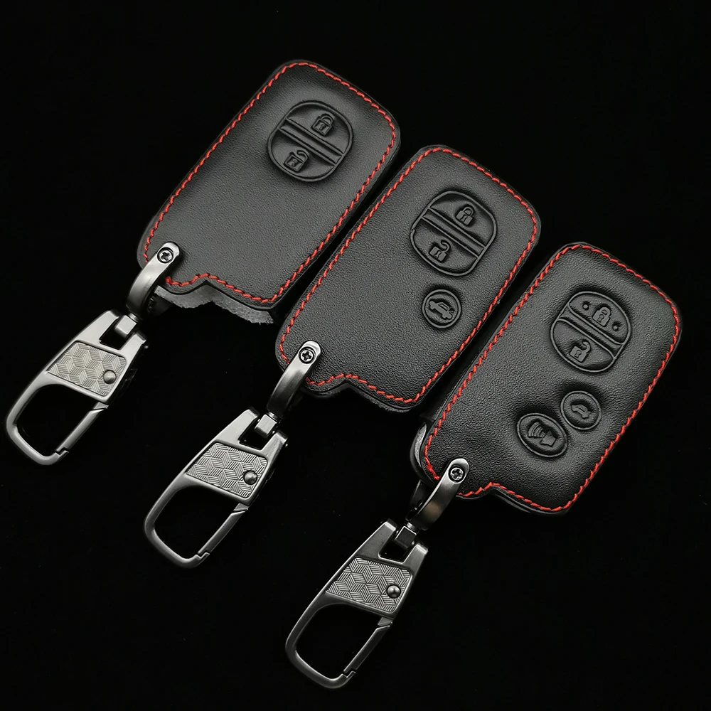 Leather Car Key Case For Toyota Rav4 Corolla Camry Crown Prado 2/3/4 Button Remote Control Smart Shell Key Case Accessories
Leather Car Key Case For Toyota Rav4 Corolla Camry Crown Prado 2/3/4 Button Remote Control Smart Shell Key Case Accessories