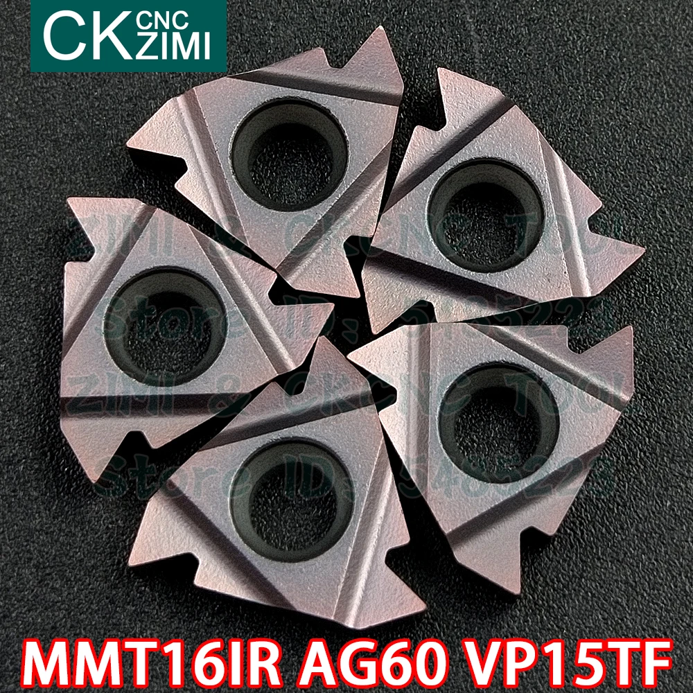MMT16IR AG60 VP15TF MMT 16IR AG60 VP15TF carbide inserts Internal thread insert Tools CNC metal turning tool for stainless steel
MMT16IR AG60 VP15TF MMT 16IR AG60 VP15TF carbide inserts Internal thread insert Tools CNC metal turning tool for stainless steel