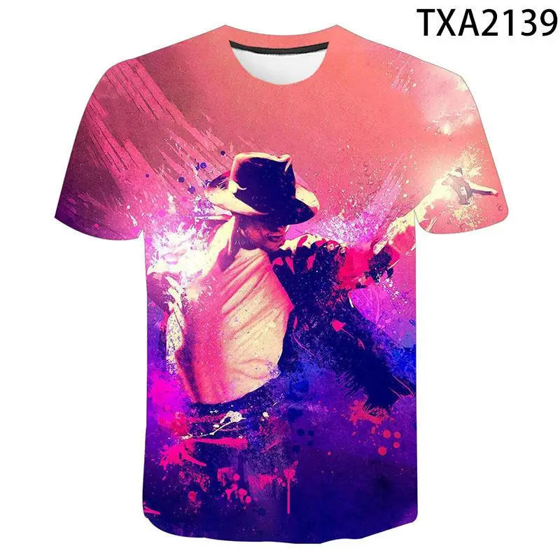 New summer Michael Jackson 3D t-shirt men's children's casual women's street boys girls fashion shirt legal T-shirt
New summer Michael Jackson 3D t-shirt men's children's casual women's street boys girls fashion shirt legal T-shirt
