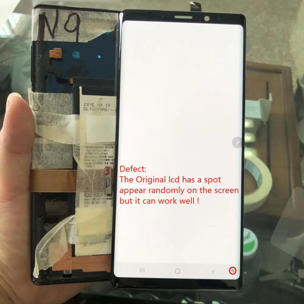 Super AMOLED 6.4'' LCD for SAMSUNG GALAXY Note 9 Note9 N960F N9600 N960N Display Touch Screen Digitizer Assembly+dead pixel 
Super AMOLED 6.4'' LCD for SAMSUNG GALAXY Note 9 Note9 N960F N9600 N960N Display Touch Screen Digitizer Assembly+dead pixel