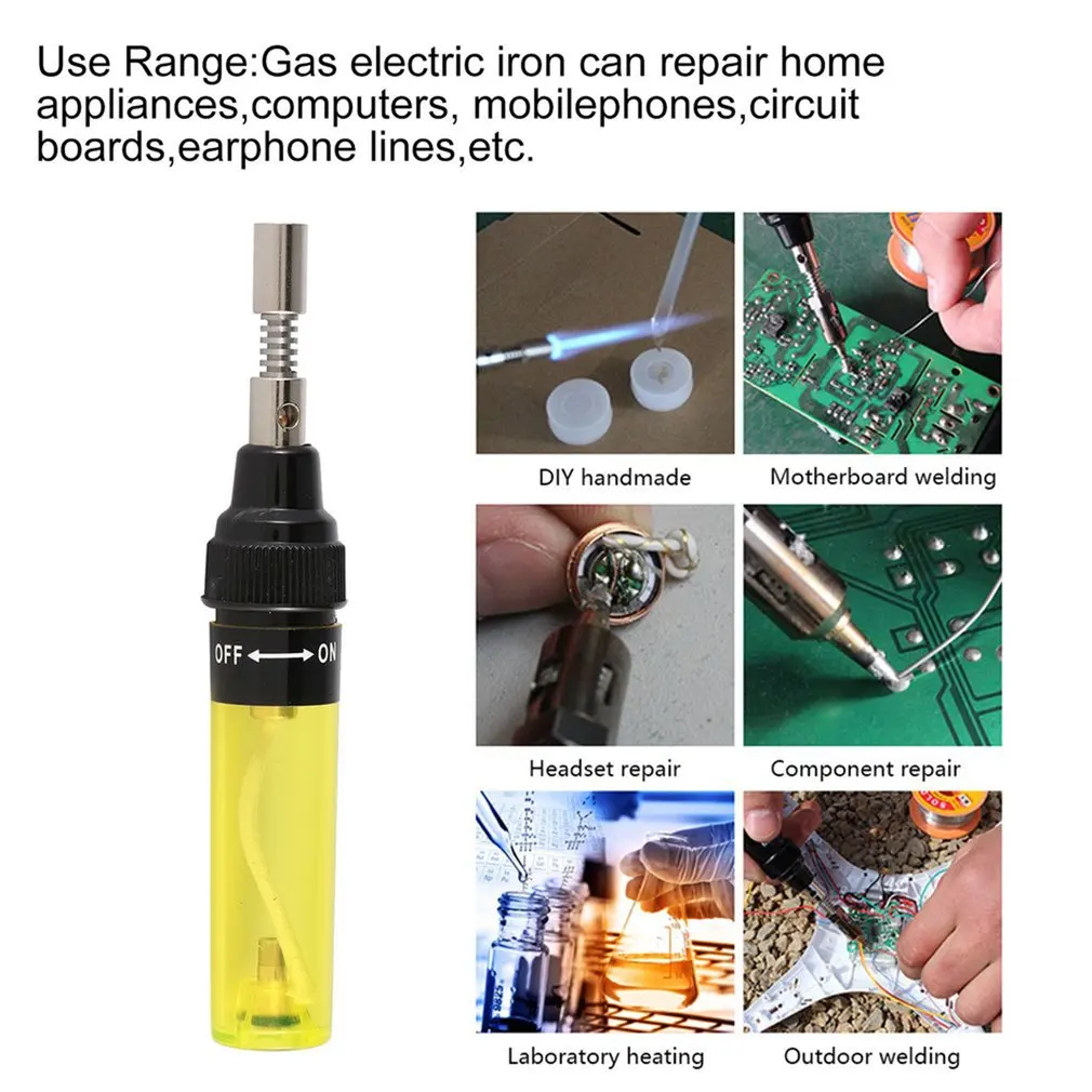 NEW Handskit Soldering Iron MT - 100 Electric Gas Portable Triad Gas Electric Soldering Iron Universal Soldering Iron
NEW Handskit Soldering Iron MT - 100 Electric Gas Portable Triad Gas Electric Soldering Iron Universal Soldering Iron