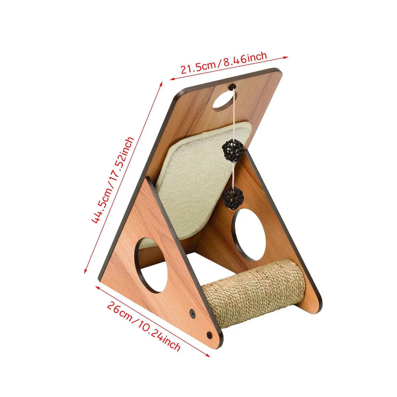 Cat Scratching Board Kitten Claw Training Toy Multifunctional Natural Wooden Cat Scratcher Scratching Post Pet Supplies
Cat Scratching Board Kitten Claw Training Toy Multifunctional Natural Wooden Cat Scratcher Scratching Post Pet Supplies