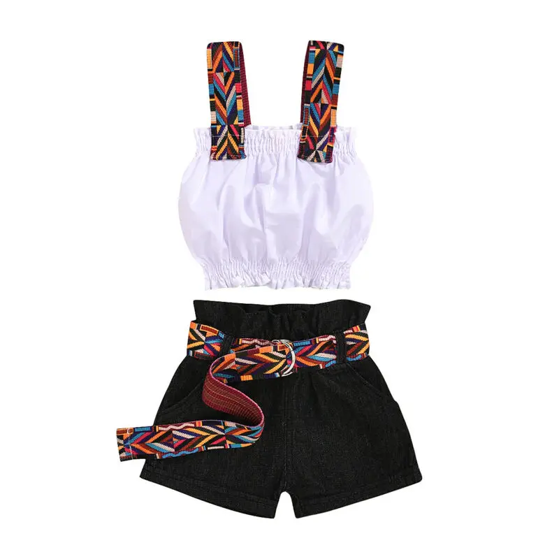 Toddler Girl Clothes 2020 Summer Kids Baby Girl Clothes Ruffle Tops Vest+Short Pants Sunsuit Outfit Set
Toddler Girl Clothes 2020 Summer Kids Baby Girl Clothes Ruffle Tops Vest+Short Pants Sunsuit Outfit Set