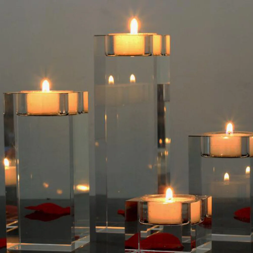 Crystal Glass Creative Romantic Candle Holders Tealight Candlestick Wedding Decorations Home Party Ornaments Desktop Candlestick
Crystal Glass Creative Romantic Candle Holders Tealight Candlestick Wedding Decorations Home Party Ornaments Desktop Candlestick
