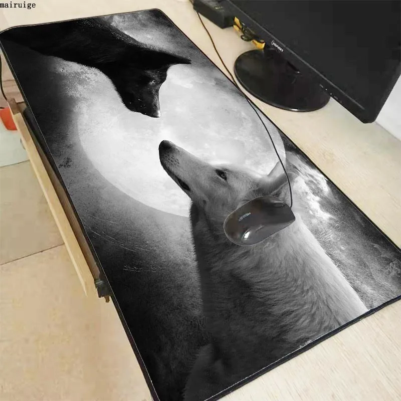 Mairuige Wolf Full Moon Large Gaming Mouse Pad Lock Edge Mouse Mat for Laptop Computer Keyboard Pad Desk Pad for Dota 2 CSGO LOL
Mairuige Wolf Full Moon Large Gaming Mouse Pad Lock Edge Mouse Mat for Laptop Computer Keyboard Pad Desk Pad for Dota 2 CSGO LOL