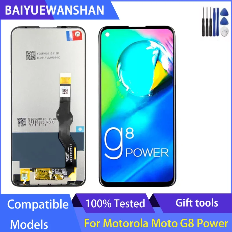 ЖК-дисплей 6,4 дюйма для Motorola Moto G8 Power, сенсорный стеклянный дигитайзер в сборе, G8Power XT-2041-1 Lcd
ЖК-дисплей 6,4 дюйма для Motorola Moto G8 Power, сенсорный стеклянный дигитайзер в сборе, G8Power XT-2041-1 Lcd