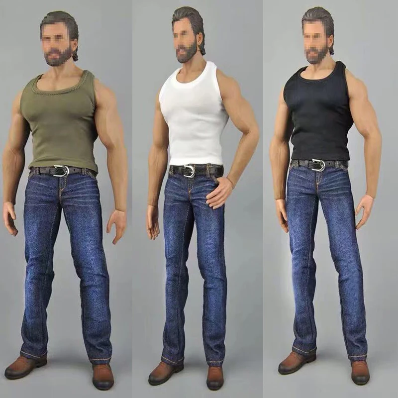 Toy center CENM08 1/6 scale Male Figure Clothes Vest Jeans Leather Shoes Set fit Strong Muscle Joint Body Figures
Toy center CENM08 1/6 scale Male Figure Clothes Vest Jeans Leather Shoes Set fit Strong Muscle Joint Body Figures