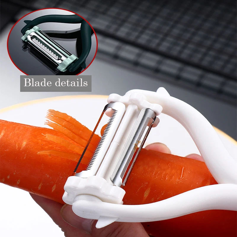 One PCS 3-in-1 Melon And Fruit Peeler Multi-functional Plastic Planer Kitchen Household Convenient Potato And Fruit Peeler
One PCS 3-in-1 Melon And Fruit Peeler Multi-functional Plastic Planer Kitchen Household Convenient Potato And Fruit Peeler