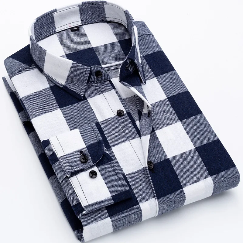 Quality New Arrival 2020 Men's Shirt Fashion Men Long Sleeved Plaid Man Shirt Male Slim Fit Soft Comfortable Brand Clothing
Quality New Arrival 2020 Men's Shirt Fashion Men Long Sleeved Plaid Man Shirt Male Slim Fit Soft Comfortable Brand Clothing