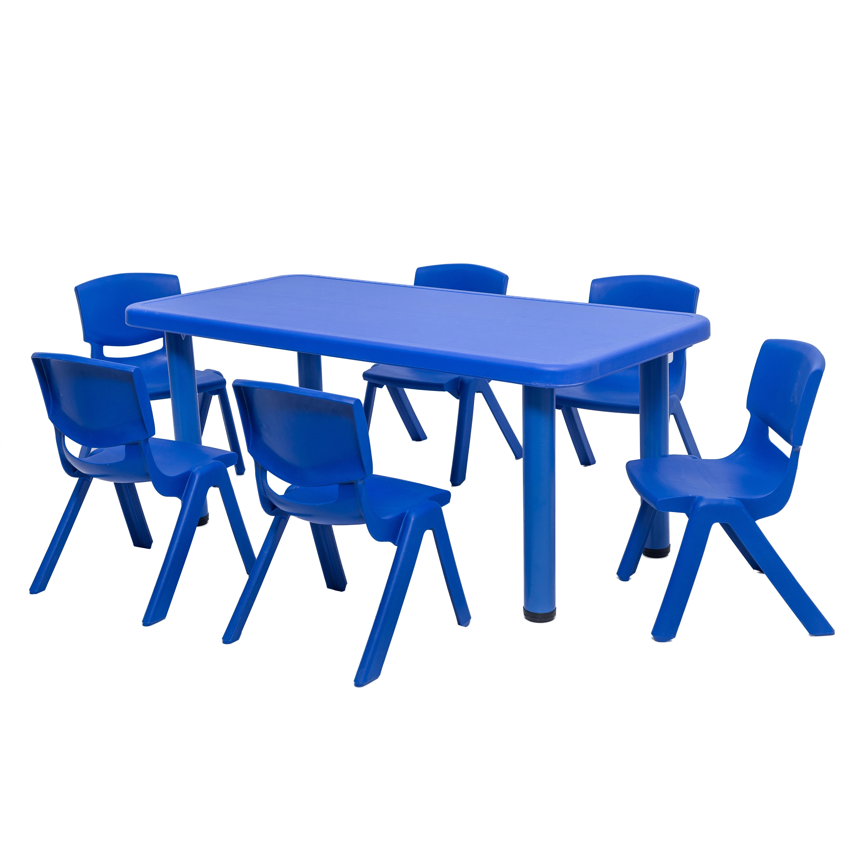 Стол для детского сада пластиковый прямоугольный стол дома и детей Набор стульев