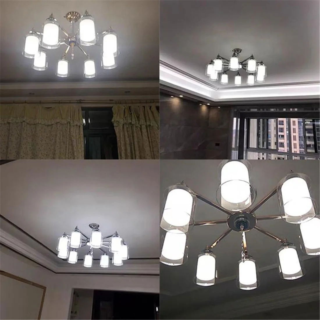 

Clear White Cylinder Glass Lamp Shade Replacements for Lighting Fixtures, Frosted Glass Lampshade for E27 Wall Sonces Chandelier