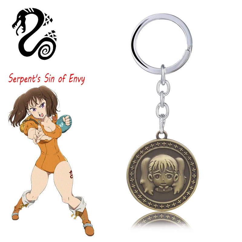 The Seven Deadly Sins Imashime No Fukkatsu Diane Serpent's Sin of Envy Keychain for Men Women Choker Jewelry Accessories Charms
The Seven Deadly Sins Imashime No Fukkatsu Diane Serpent's Sin of Envy Keychain for Men Women Choker Jewelry Accessories Charms