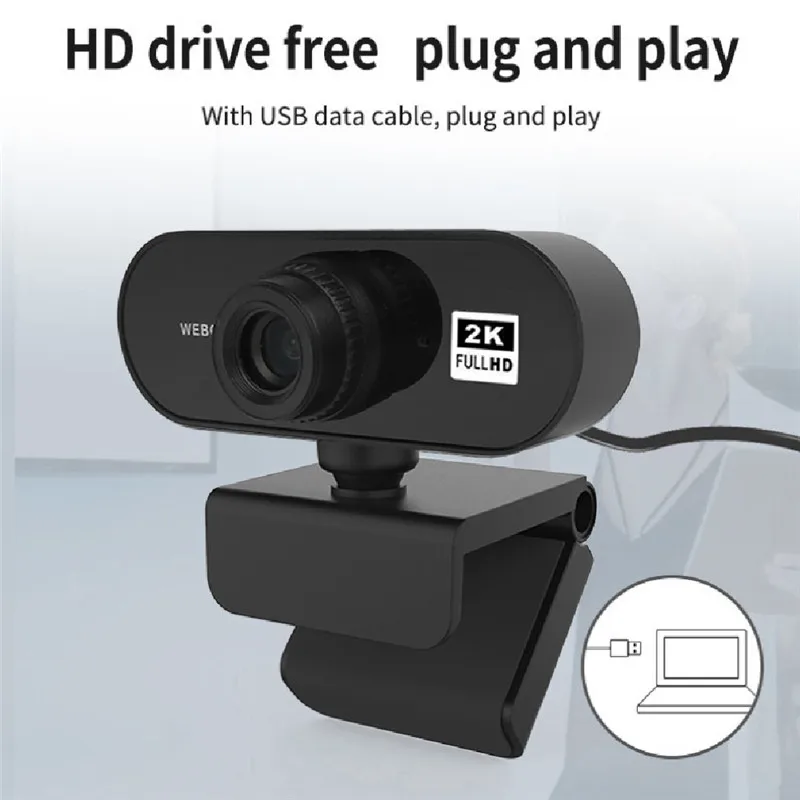New Webcam 2K 30fps PC Camera Auto Focus USB Full HD Web Camewa With Microphone Web Cam For Laptop Computer Video Live Streaming
New Webcam 2K 30fps PC Camera Auto Focus USB Full HD Web Camewa With Microphone Web Cam For Laptop Computer Video Live Streaming