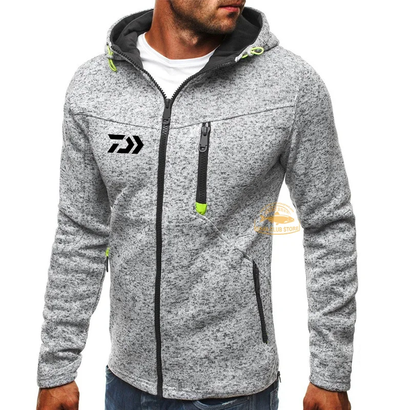 Daiwa Brand Autumn New Men's Fishing Fleece Cardigan 2020 Winter Outdoor Sports Warm Casual Hooded Jacket Size S-4XL 
Daiwa Brand Autumn New Men's Fishing Fleece Cardigan 2020 Winter Outdoor Sports Warm Casual Hooded Jacket Size S-4XL