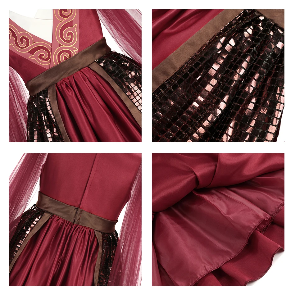 Chinese Style Mulan Cosplay Dress General Swag King And Queen Clothing Lace For Girls Long Sleeves Birthay Gift Party Dress2-10T
Chinese Style Mulan Cosplay Dress General Swag King And Queen Clothing Lace For Girls Long Sleeves Birthay Gift Party Dress2-10T