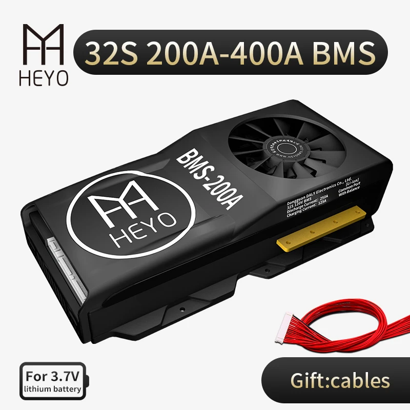 HEYO 3 7 V 32s 120V ионно-литиевая Bms с вентилятором литиевый аккумулятор зарядки