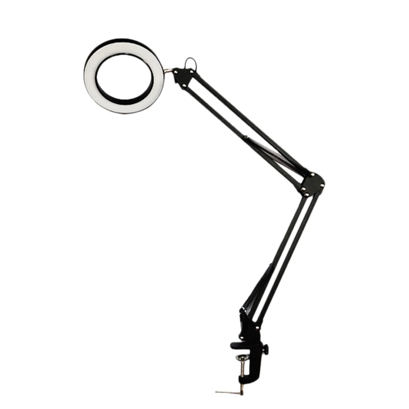 5X USB Magnifying Glass with LED Light Flexible Table Clamp Third Hand Soldering/Reading/Jewelry Magnifier Desk Lamp
5X USB Magnifying Glass with LED Light Flexible Table Clamp Third Hand Soldering/Reading/Jewelry Magnifier Desk Lamp