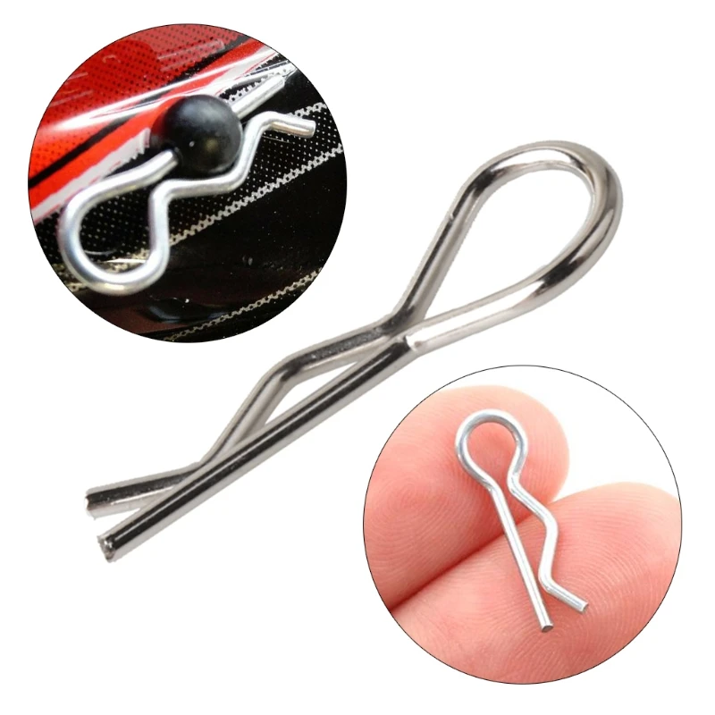 100pcs 1:10 Universal Scale Bend Body Clips Pins Buggy Shell RC Car Parts
100pcs 1:10 Universal Scale Bend Body Clips Pins Buggy Shell RC Car Parts