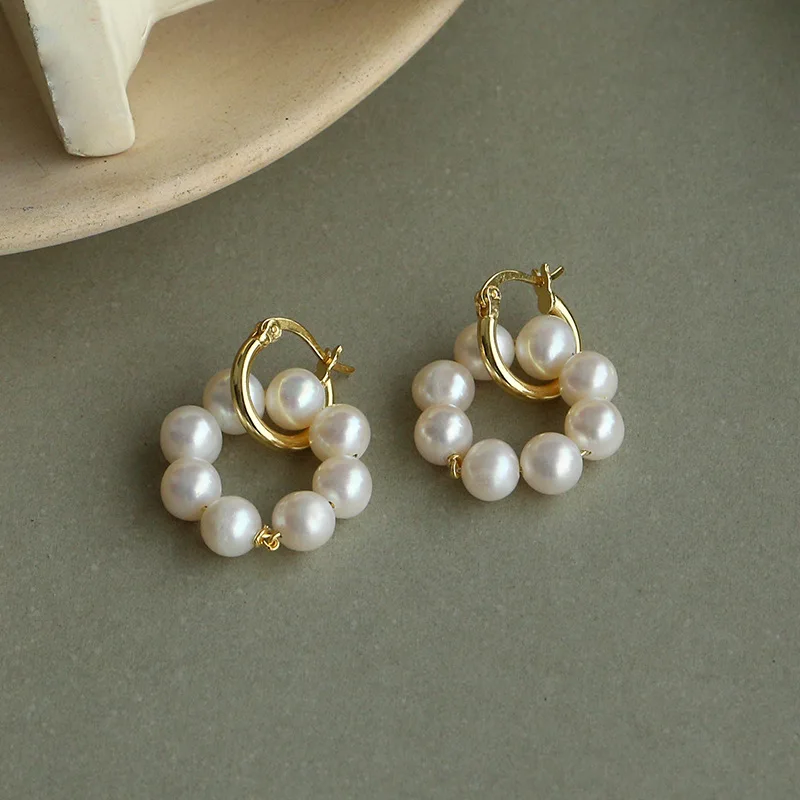 Silvology 925 Sterling Silver Natural Pearl Circle Earrings Ladies Luxury Drop Earring for Women 2021 Aesthetics Fashion Jewelry
Silvology 925 Sterling Silver Natural Pearl Circle Earrings Ladies Luxury Drop Earring for Women 2021 Aesthetics Fashion Jewelry