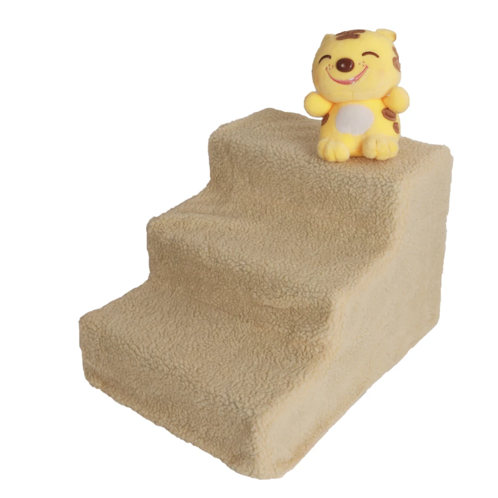 Soft Portable Cat Dog 3 Steps Ramp Small Climb Pet Step Stairs Beige
Soft Portable Cat Dog 3 Steps Ramp Small Climb Pet Step Stairs Beige