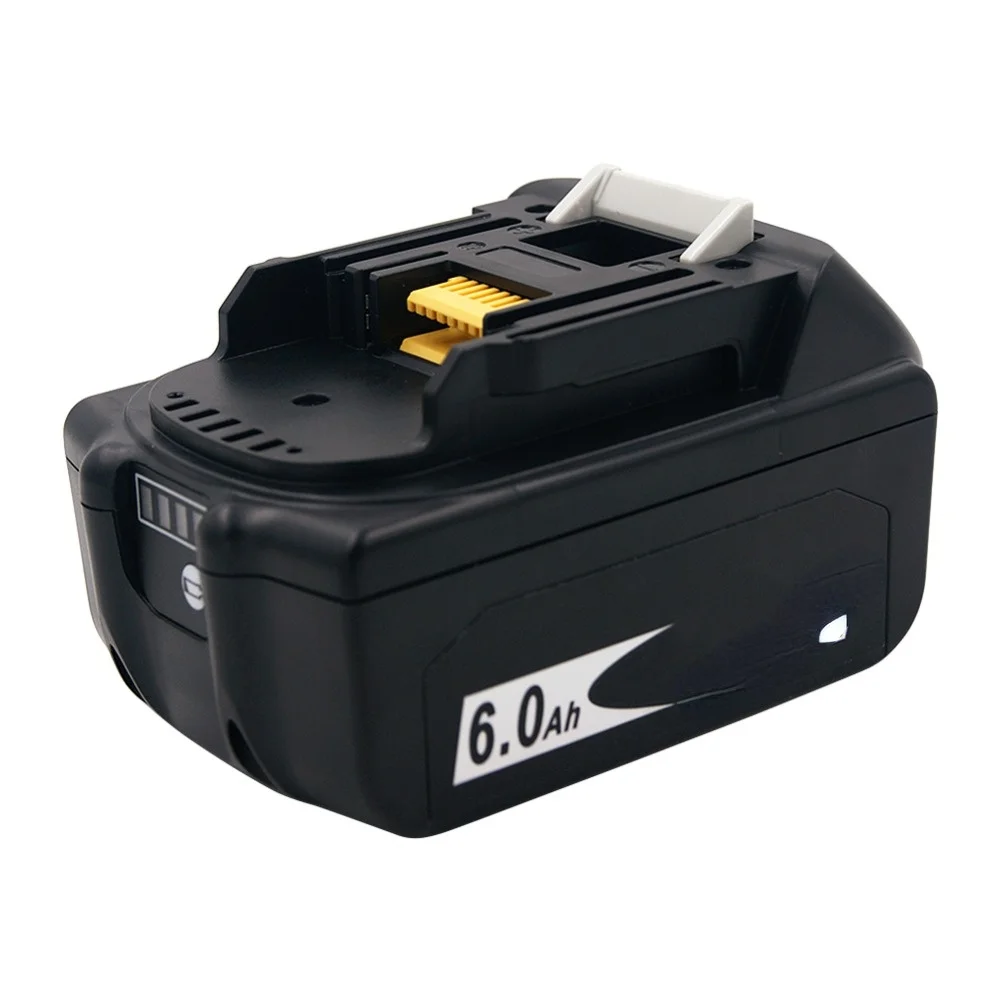 BL1860 Rechargeable Battery 18 V 6000mAh Lithium ion for Makita 18v Battery BL1840 BL1850 BL1830 BL1860B LXT 400
BL1860 Rechargeable Battery 18 V 6000mAh Lithium ion for Makita 18v Battery BL1840 BL1850 BL1830 BL1860B LXT 400