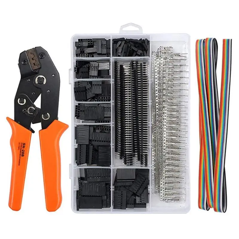 1550pcs Terminal Connector Set Insulation Wire Stripper/Crimper Stripping Pliers Wear-resistant and Durable Long-term use
1550pcs Terminal Connector Set Insulation Wire Stripper/Crimper Stripping Pliers Wear-resistant and Durable Long-term use
