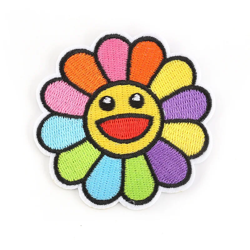 Customizable Wholesale Zhang Zai Hand Account Clothing Accessories Adhesive Patch Rainbow Sunflower Badge Embroidered Cloth
Customizable Wholesale Zhang Zai Hand Account Clothing Accessories Adhesive Patch Rainbow Sunflower Badge Embroidered Cloth
