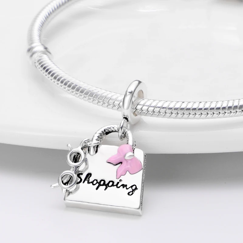plata charms of ley 925 Silver Shopping Bag Charms Fit Original Pandora Bracelet Necklace Women Fashion Fine jewelry Gift New
plata charms of ley 925 Silver Shopping Bag Charms Fit Original Pandora Bracelet Necklace Women Fashion Fine jewelry Gift New