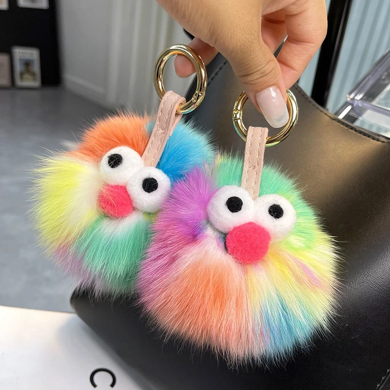 Real Fox Fur Ball Fur Car Key Chain Pendant Lovely Sesame Street Cartoon Plush Doll Bag Pendant
Real Fox Fur Ball Fur Car Key Chain Pendant Lovely Sesame Street Cartoon Plush Doll Bag Pendant