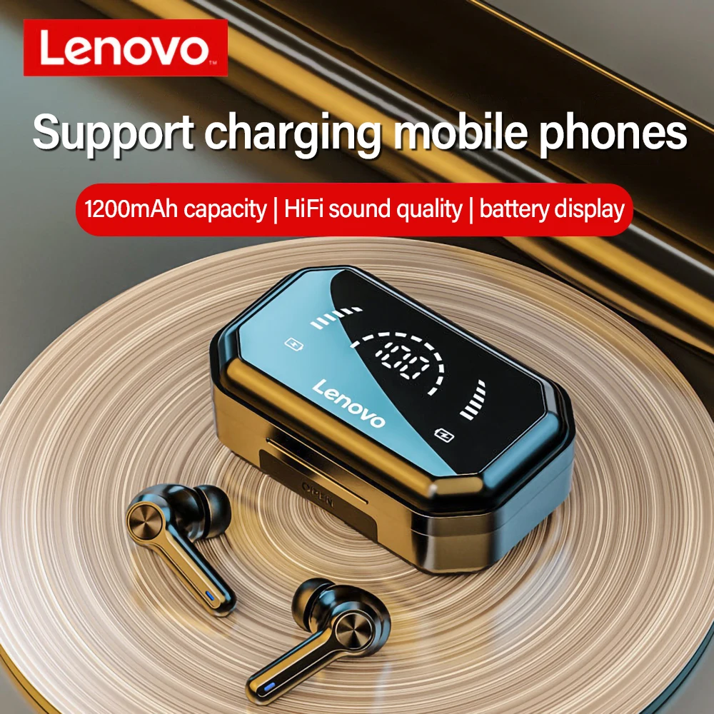 Lenovo LP3 Pro Bluetooth Earphones Wireless Headphones 5.0 1200mAh Large Battery LED Display HD Call Low Latency Gaming Headset
Lenovo LP3 Pro Bluetooth Earphones Wireless Headphones 5.0 1200mAh Large Battery LED Display HD Call Low Latency Gaming Headset