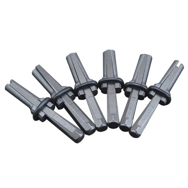 6Pcs/Set 16mm Plug Wedges Feather Shims Concrete Rock Stone Splitter Hand Tools(5/8inch)
6Pcs/Set 16mm Plug Wedges Feather Shims Concrete Rock Stone Splitter Hand Tools(5/8inch)