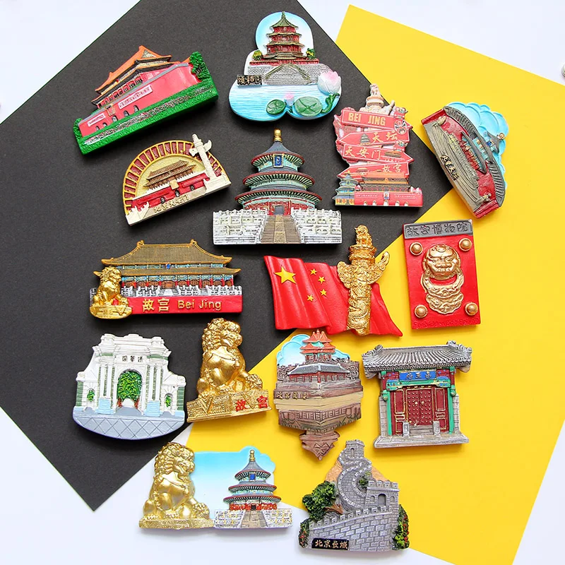 3d Creative tourism commemorating fridge magnets great wall of Tiananmen Imperial Palace Beijing China Souvenirs collection gift
3d Creative tourism commemorating fridge magnets great wall of Tiananmen Imperial Palace Beijing China Souvenirs collection gift