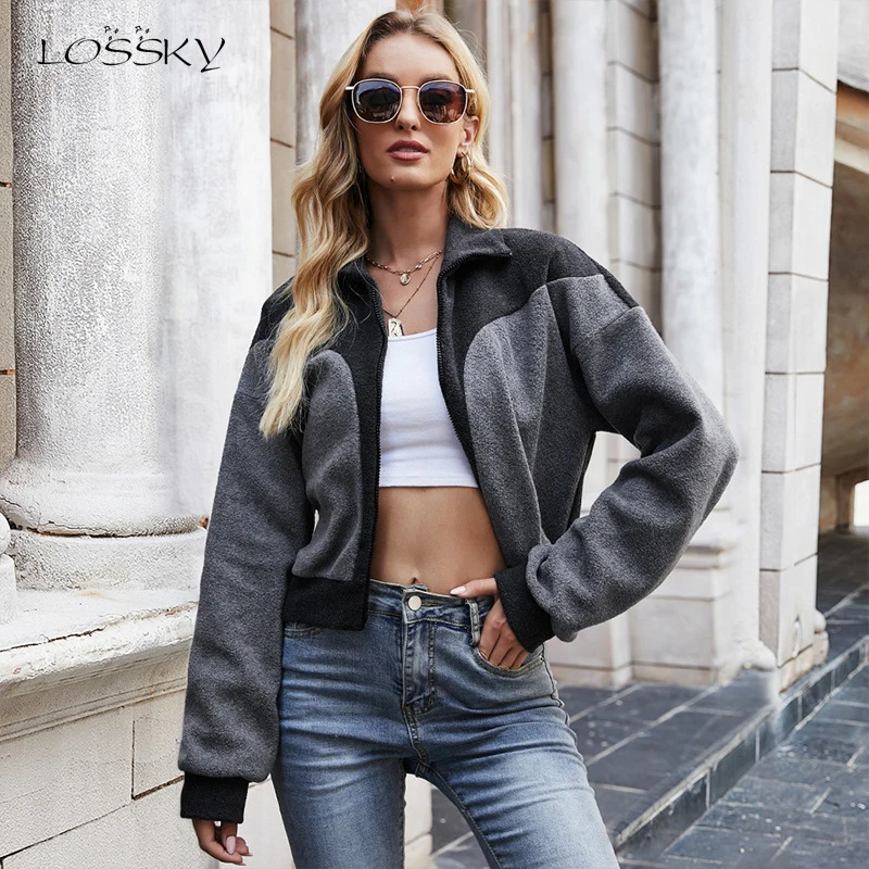 Fashion Autumn And Winter Polar Fleece Thickened Warmth Stand-collar Jacket Women Coat 2021 Female Cardigan
Fashion Autumn And Winter Polar Fleece Thickened Warmth Stand-collar Jacket Women Coat 2021 Female Cardigan