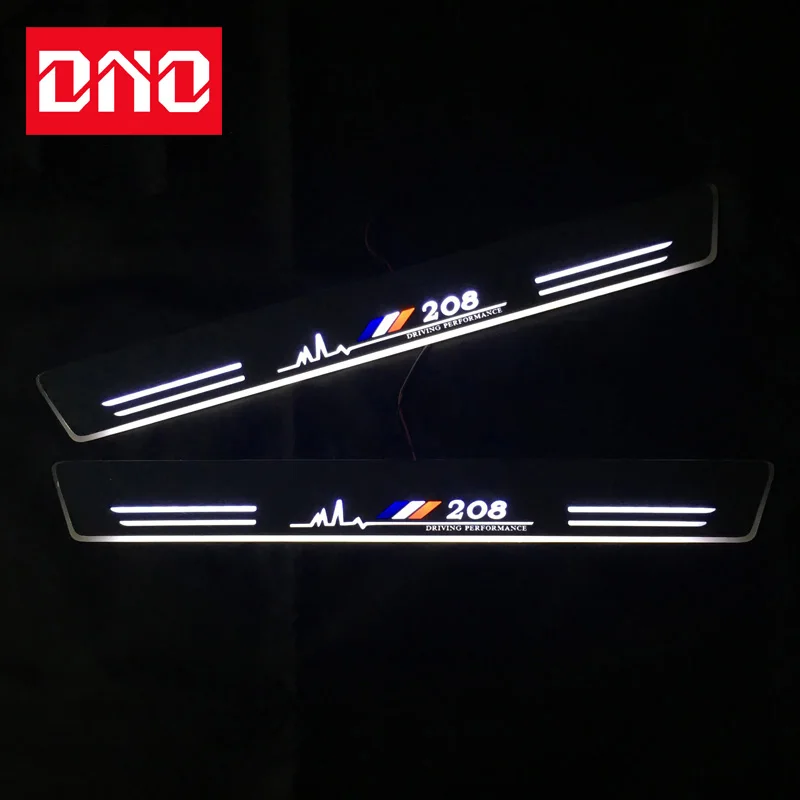 DNO Trim Pedal LED Car Light Door Sill Scuff Plate Pathway Dynamic Streamer Welcome Lamp For Peugeot 208 2012 - 2018
DNO Trim Pedal LED Car Light Door Sill Scuff Plate Pathway Dynamic Streamer Welcome Lamp For Peugeot 208 2012 - 2018