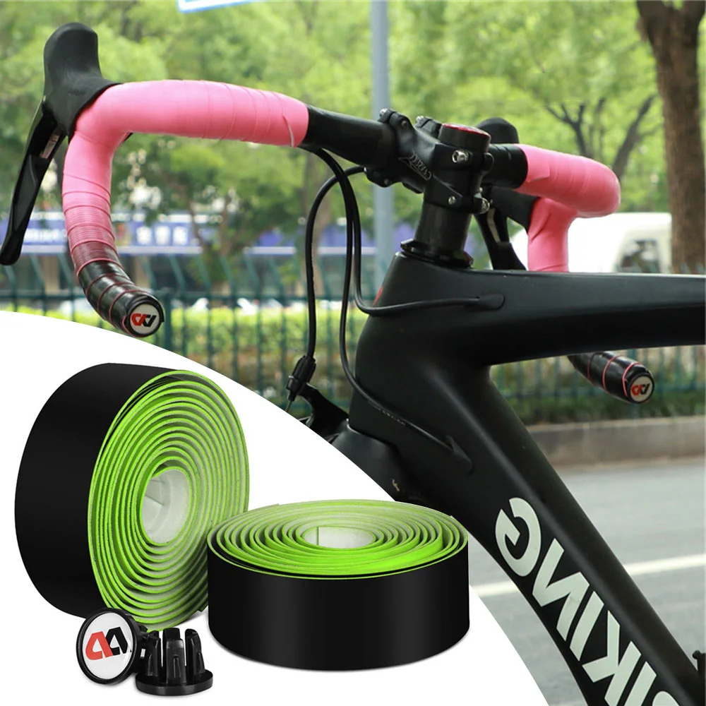 NEW MTB Road Bike Handle Bar Tape EVA PU Handle Belt Anti-slip anti-sweat Damping Shock Wrap Cycling Riding Bicycle Accessories
NEW MTB Road Bike Handle Bar Tape EVA PU Handle Belt Anti-slip anti-sweat Damping Shock Wrap Cycling Riding Bicycle Accessories
