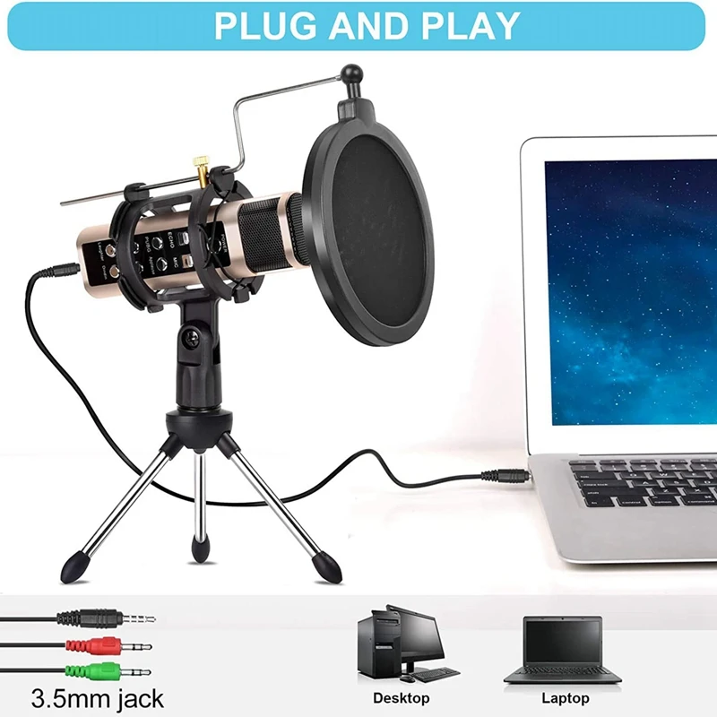 Game Microphone Variable Sound Charging Aluminum Alloy Microphone is Suitable for Live Broadcast Singing and Recording
Game Microphone Variable Sound Charging Aluminum Alloy Microphone is Suitable for Live Broadcast Singing and Recording