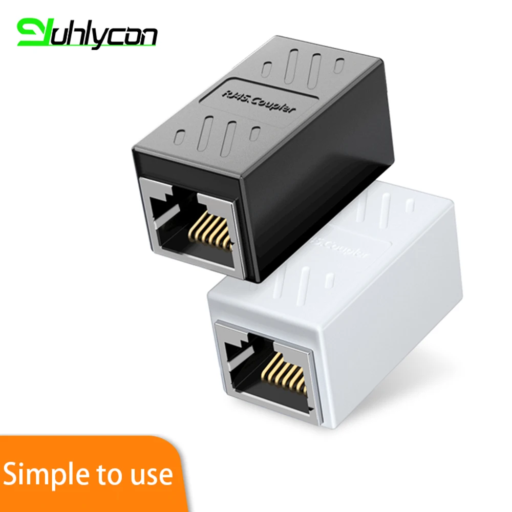 Female to Female Network LAN Connector Adapter Coupler Extender RJ45 Ethernet Cable Extension Converter Net Riser Accessories
Female to Female Network LAN Connector Adapter Coupler Extender RJ45 Ethernet Cable Extension Converter Net Riser Accessories