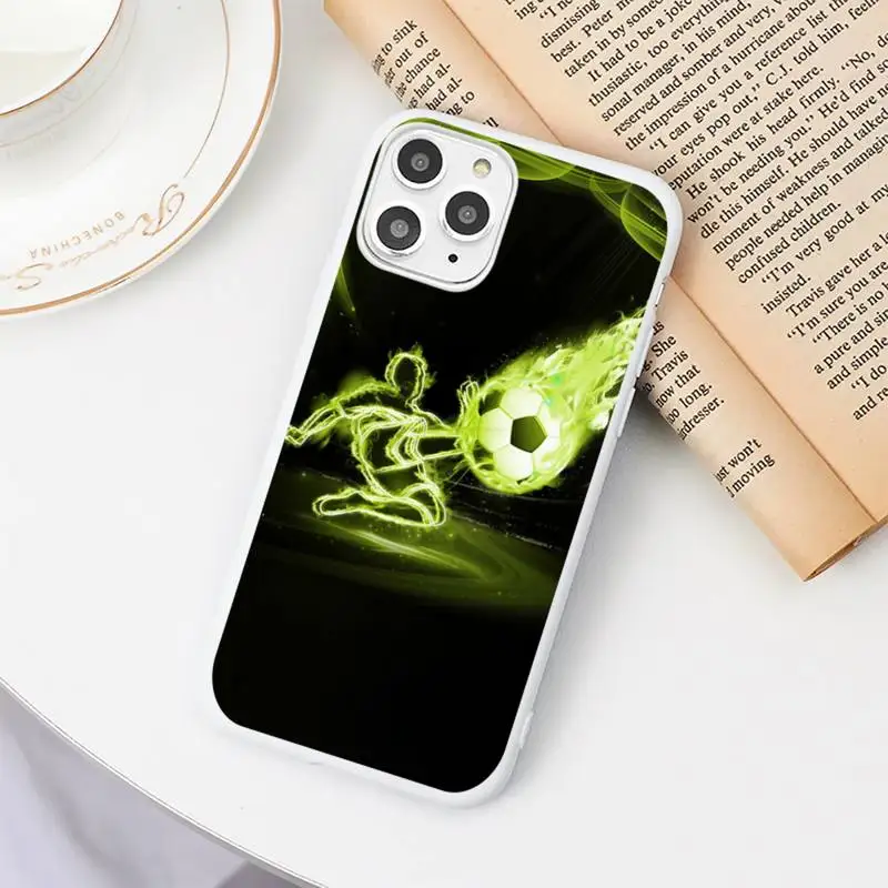 Fire Football Soccer Ball Phone Case Candy Color for iPhone 6 6S 7 8 11 12 XS X SE 2020 XR mini pro Plus MAX funda
Fire Football Soccer Ball Phone Case Candy Color for iPhone 6 6S 7 8 11 12 XS X SE 2020 XR mini pro Plus MAX funda