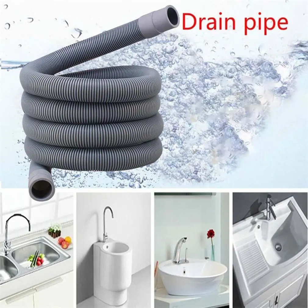 Washing Machine Drain Pipe Universal Washing Machine Dishwasher Drain Waste Hose To 32-42mm Drain Outlets
Washing Machine Drain Pipe Universal Washing Machine Dishwasher Drain Waste Hose To 32-42mm Drain Outlets